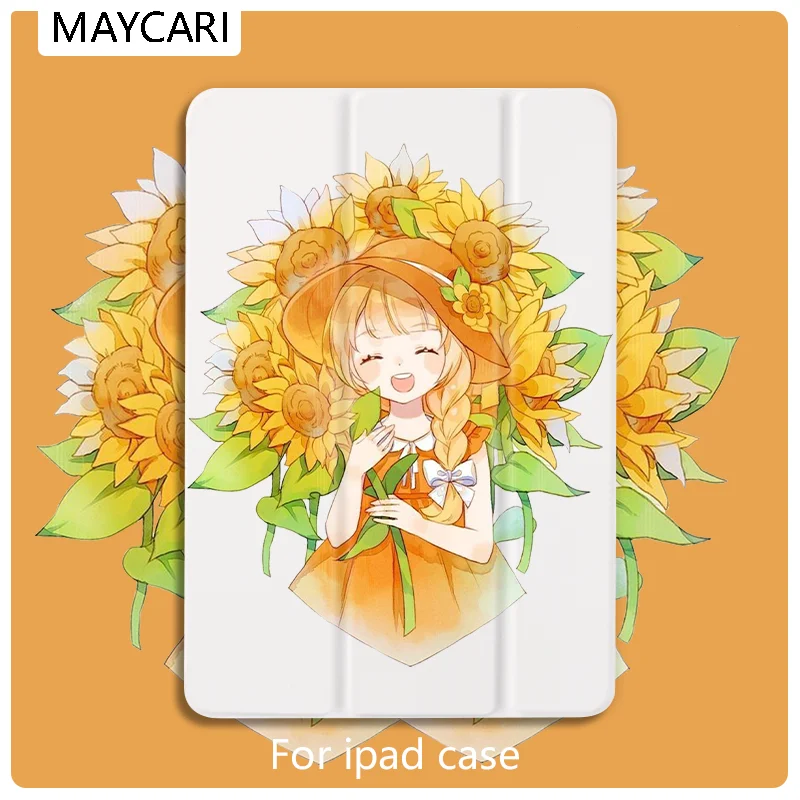 Ipad2 3 4 White Leather PU Hard Back Case Sunflower Girl Cover Protective For 2020 iPad Pro 11 12.9 10.5 7.9 inch Mini 1 2 3 5
Ipad2 3 4 White Leather PU Hard Back Case Sunflower Girl Cover Protective For 2020 iPad Pro 11 12.9 10.5 7.9 inch Mini 1 2 3 5
