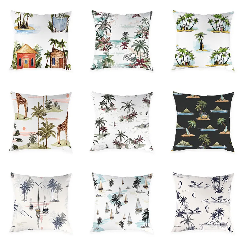 Cartoon Cushion Cover Sofa Office Pillow Covers Peach Skin Decorative Tree Giraffe Pattern Pillowcase Home Decor 45*45cm
Cartoon Cushion Cover Sofa Office Pillow Covers Peach Skin Decorative Tree Giraffe Pattern Pillowcase Home Decor 45*45cm