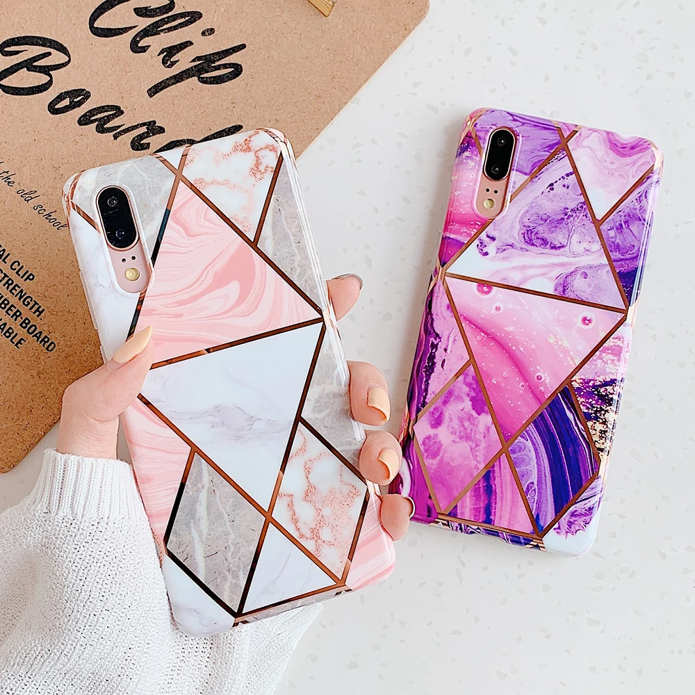LOVECOM Geometric Marble Texture Phone Case For Huawei P30 P20 Pro Lite Mate 20 Lite Electroplated Soft IMD Back Cover Coque
LOVECOM Geometric Marble Texture Phone Case For Huawei P30 P20 Pro Lite Mate 20 Lite Electroplated Soft IMD Back Cover Coque