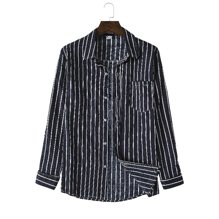 2020 Autumn New Men's Contrast Color Striped Cotton and Linen Color Belt Breathable Long-sleeved ShirtCX312
2020 Autumn New Men's Contrast Color Striped Cotton and Linen Color Belt Breathable Long-sleeved ShirtCX312