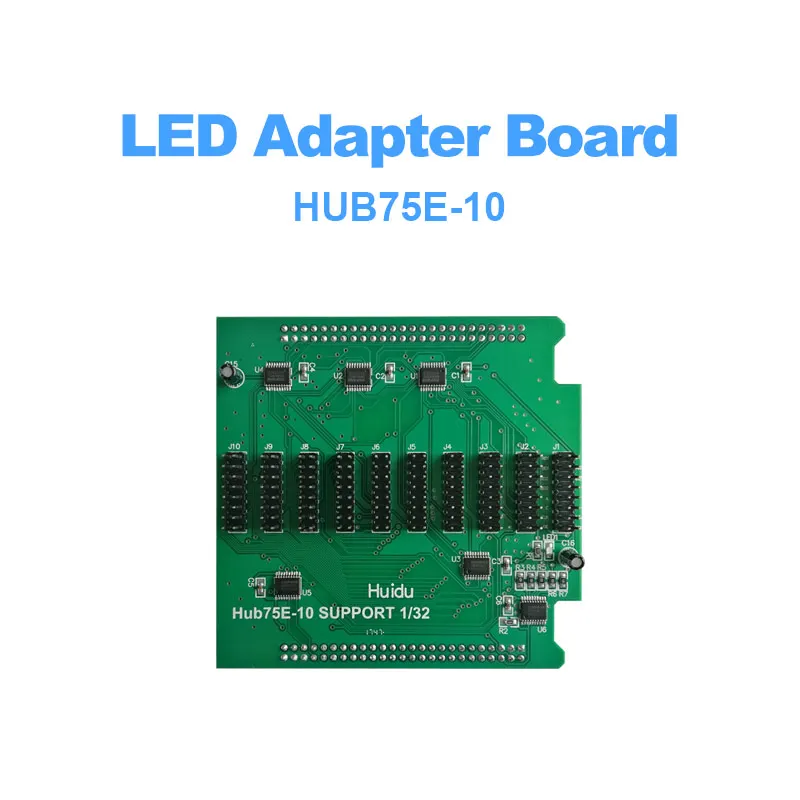 HUB75E HUIDU HUB75E-10 10 groups HUB75 interface ports LED controller hub adapter board huidu75E 10 suit for HUIDU C10 C30
HUB75E HUIDU HUB75E-10 10 groups HUB75 interface ports LED controller hub adapter board huidu75E 10 suit for HUIDU C10 C30