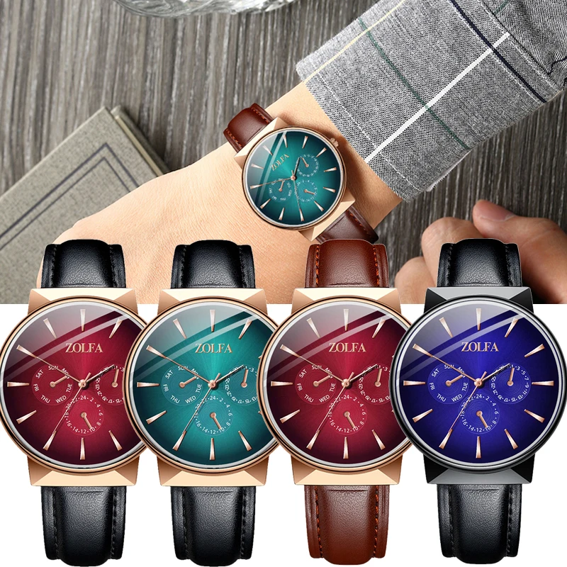 Retro Three Eye Men Watch Exquisite Classic Business Quartz Trendy Design Clock Leather Strap Male WristWatch Gift Relogio Masculino
Retro Three Eye Men Watch Exquisite Classic Business Quartz Trendy Design Clock Leather Strap Male WristWatch Gift Relogio Masculino