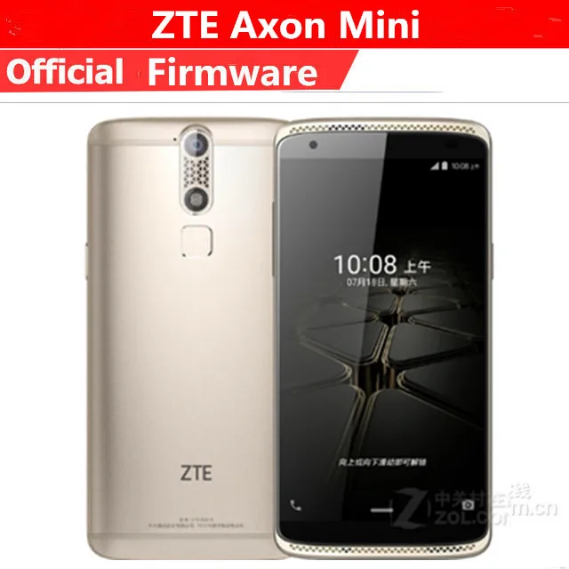 

DHL Fast Delivery ZTE Axon Mini Cell Phone Snapdragon 616 Android 5.1 5.2" IPS 1920X1080 3GB RAM 32GB ROM 13.0MP Fingerprint B7