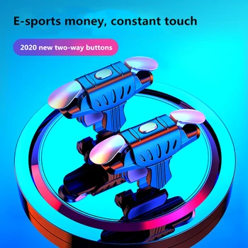 2020 New Mobile PUBG Gamepad Joystick L1 R1 Aux Shooting Button Triggers Metal Fire Button for IPhone Android Mobile Game Handle
2020 New Mobile PUBG Gamepad Joystick L1 R1 Aux Shooting Button Triggers Metal Fire Button for IPhone Android Mobile Game Handle