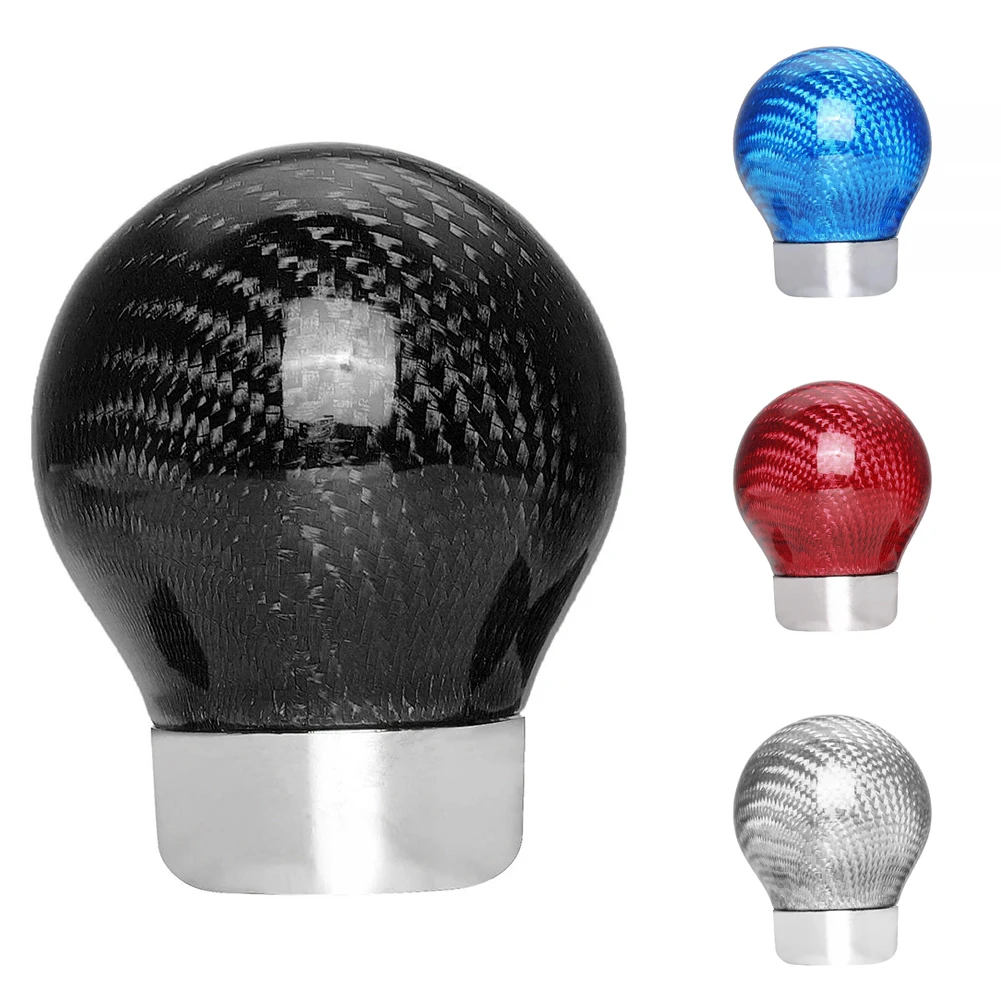 Car Universal Gear Shift knob Manual Transmission Carbon Fiber Color Auto Shift Knob with 8MM 10MM 11MM 12MM Adapters
Car Universal Gear Shift knob Manual Transmission Carbon Fiber Color Auto Shift Knob with 8MM 10MM 11MM 12MM Adapters