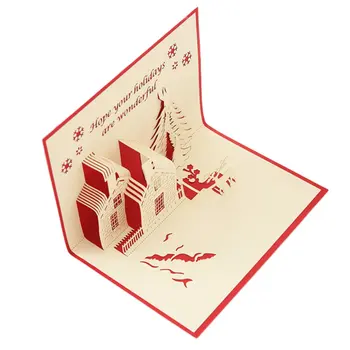 Greeting Christmas Cards 3D Pop Up Origami Stereoscopic Christmas Tree Gift Creative Greeting Card Blessing Card Perfect Gift
Greeting Christmas Cards 3D Pop Up Origami Stereoscopic Christmas Tree Gift Creative Greeting Card Blessing Card Perfect Gift