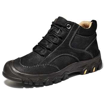 New Men Leather Shoes Ankle Botas Hombre Comfortable Men Casual Shoes Genuine Leather Big Size Male Zapatos Sneakers Non-slip
New Men Leather Shoes Ankle Botas Hombre Comfortable Men Casual Shoes Genuine Leather Big Size Male Zapatos Sneakers Non-slip