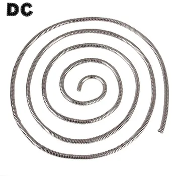 1meter/lot Silver Color 316L Stainless Steel Round Snake Chain Link Chains 1.2/2.4/3.2mm for DIY Jewelry Findings F2260 
1meter/lot Silver Color 316L Stainless Steel Round Snake Chain Link Chains 1.2/2.4/3.2mm for DIY Jewelry Findings F2260