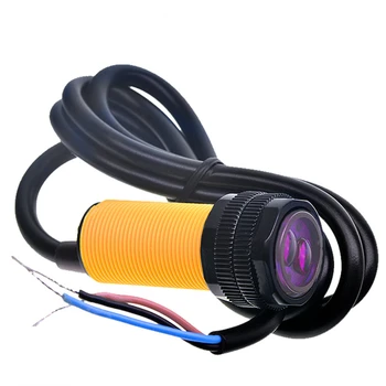 Smart Car Robot E18-D80NK Infrared Obstacle Avoidance Photoelectric Sensor Proximity Switch 3-80cm Detection Range Adjustable
Smart Car Robot E18-D80NK Infrared Obstacle Avoidance Photoelectric Sensor Proximity Switch 3-80cm Detection Range Adjustable