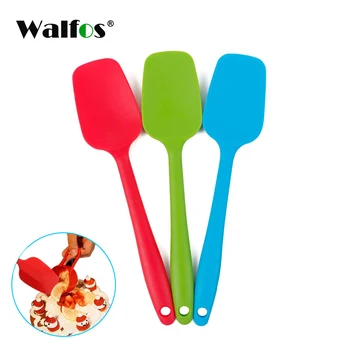 WALFOS 1 Piece Silicone Scraper, Silicone Spatula, Silicone Baking Scraper / Kitchen Scraper Silicone Mold ,Bakeware
WALFOS 1 Piece Silicone Scraper, Silicone Spatula, Silicone Baking Scraper / Kitchen Scraper Silicone Mold ,Bakeware
