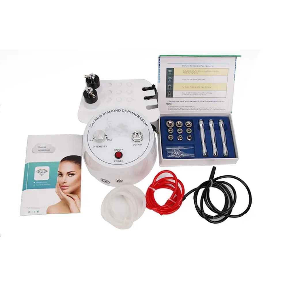 3 in 1 Diamond Microdermabrasion Machine Water Spray Exfoliation Dermabrasion Machine Facial Peeling Tool
3 in 1 Diamond Microdermabrasion Machine Water Spray Exfoliation Dermabrasion Machine Facial Peeling Tool