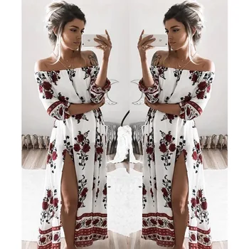 2019 Hot Selling Half-sleeve Shirt Loose-Fit Digital Printing off-Shoulder Dress
2019 Hot Selling Half-sleeve Shirt Loose-Fit Digital Printing off-Shoulder Dress