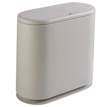 Trash Cans For The Kitchen Bathroom Wc Garbage Classification Rubbish Bin Dustbin Bucket Press-Type Waste Bin Khaki
Trash Cans For The Kitchen Bathroom Wc Garbage Classification Rubbish Bin Dustbin Bucket Press-Type Waste Bin Khaki