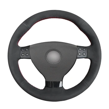 Hand-stitched Black Suede Car Steering Wheel Covers Wrap for Volkswagen VW EOS MK5 2005 2006 2008
Hand-stitched Black Suede Car Steering Wheel Covers Wrap for Volkswagen VW EOS MK5 2005 2006 2008