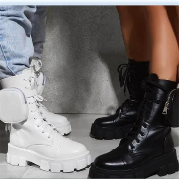 Lucyever Fashion Platform Boots Women Chunky Heels Ankle Boots Autumn Winter Motorcycle Female Botas Mujer Plus Size 35-43
Lucyever Fashion Platform Boots Women Chunky Heels Ankle Boots Autumn Winter Motorcycle Female Botas Mujer Plus Size 35-43