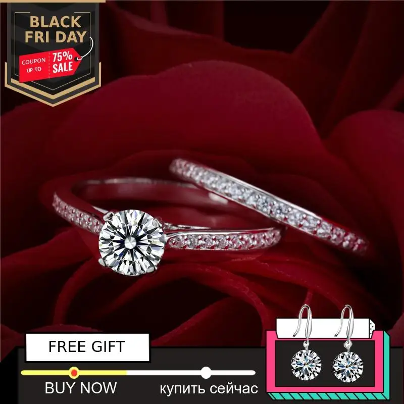 5.75mm 0.8 carat round cut Diamond Ring not fake S925 sterling silver fine wedding proposal anniversary yes i do engagement
5.75mm 0.8 carat round cut Diamond Ring not fake S925 sterling silver fine wedding proposal anniversary yes i do engagement