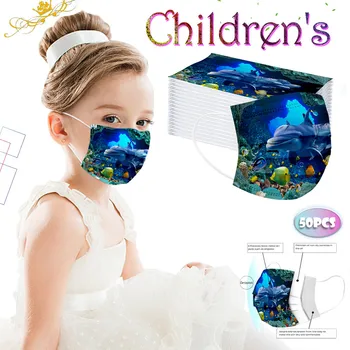Facemask for Kids Disposable Protective Mask Cute Dolphin Printing Pattern Mask Three-layer Non-woven Mascarillad Earloop Masks
Facemask for Kids Disposable Protective Mask Cute Dolphin Printing Pattern Mask Three-layer Non-woven Mascarillad Earloop Masks