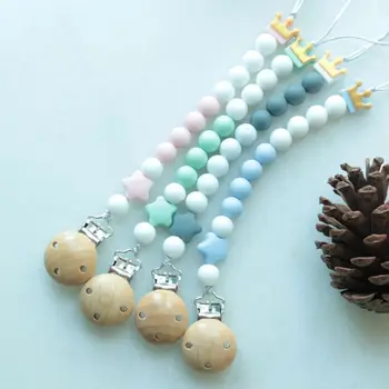 DIY Handmade Silicone Baby Pacifier Chain Newborn Infant Teether Clip Anti-chain 19QF
DIY Handmade Silicone Baby Pacifier Chain Newborn Infant Teether Clip Anti-chain 19QF