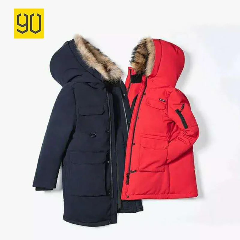 90Fun Jacket 80% Goose Down Heat Reflection Function Lining Level 4Water Repellent Unisex Thick Coat Winter Removable Fur Collar
90Fun Jacket 80% Goose Down Heat Reflection Function Lining Level 4Water Repellent Unisex Thick Coat Winter Removable Fur Collar