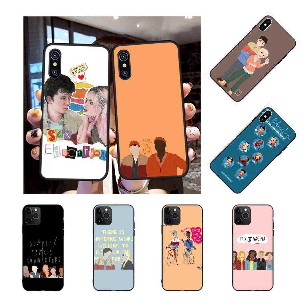 Чехол для телефона NBDRUICAI черный чехол iPhone 11 pro XS MAX 8 7 6 6S Plus X 5S SE XR | Мобильные