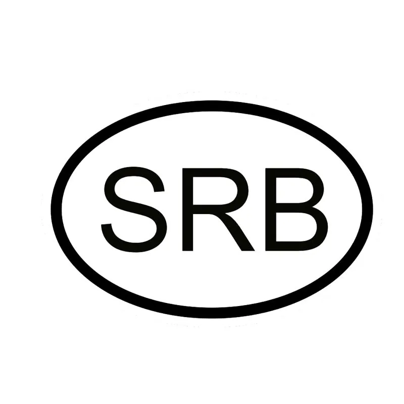 Funny SRB SERBIA COUNTRY CODE OVAL Car Stickers Car Styling Accessories Vinyl Motorcycle Decal PVC 15cm*10cm
Funny SRB SERBIA COUNTRY CODE OVAL Car Stickers Car Styling Accessories Vinyl Motorcycle Decal PVC 15cm*10cm