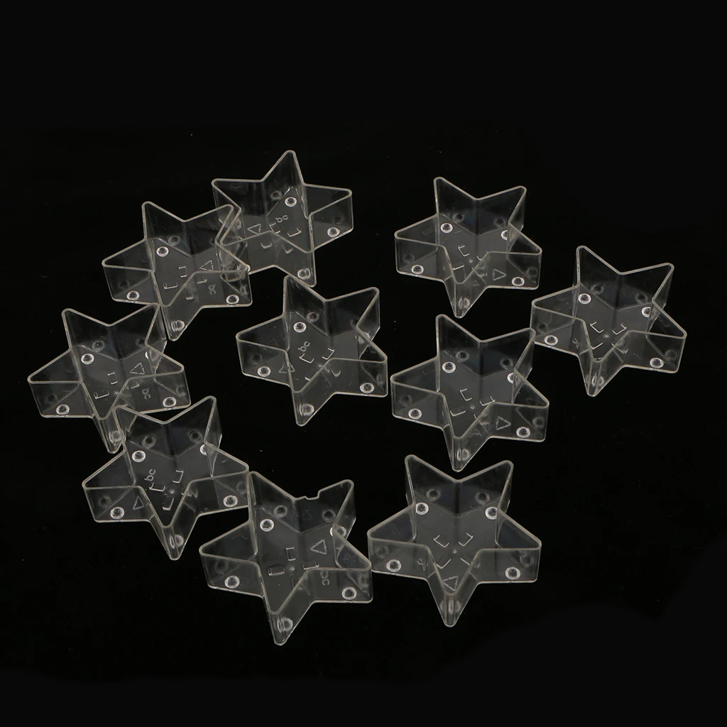 10x Star Shape Tealight Holder Candle Holder Cup Wedding Party Centerpiece 10x Star Shape Tealight Holder Candle Holder Cup Wedding Party Centerpiece