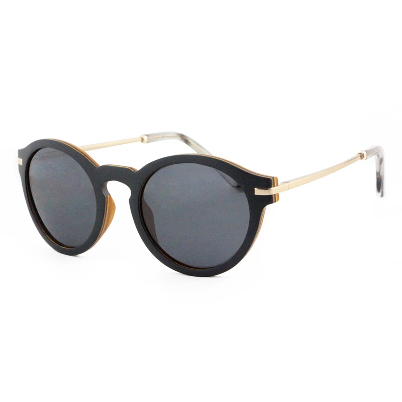 Dropshipping High Quality Classic Vintage Polarized Men Metal Temple Ebony Wood Laminated Round Sunglasses
Dropshipping High Quality Classic Vintage Polarized Men Metal Temple Ebony Wood Laminated Round Sunglasses