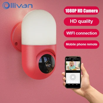 New Surveillance Camera 1080P HD WIFI PTZ Rotation Home Motion Detection Smart Alarm Camera Courtyard Lighting Wall Lamp Cameras
New Surveillance Camera 1080P HD WIFI PTZ Rotation Home Motion Detection Smart Alarm Camera Courtyard Lighting Wall Lamp Cameras