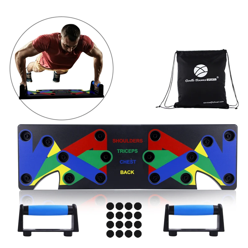 9 in 1 Push Up Rack Board Men Women Muscle Exercise Push Up Stands Body Building Training Home Gym Training Equipment
9 in 1 Push Up Rack Board Men Women Muscle Exercise Push Up Stands Body Building Training Home Gym Training Equipment
