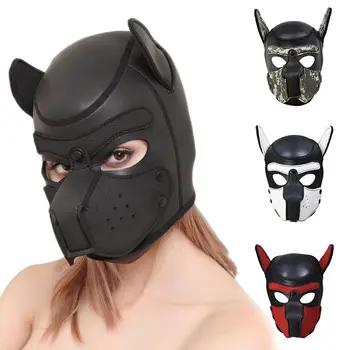 Halloween Sexy Cosplay Puppy Mask Dog Full Soft Head Mask Prop Padded Rubber Puppy Play Mask For Masquerade
Halloween Sexy Cosplay Puppy Mask Dog Full Soft Head Mask Prop Padded Rubber Puppy Play Mask For Masquerade