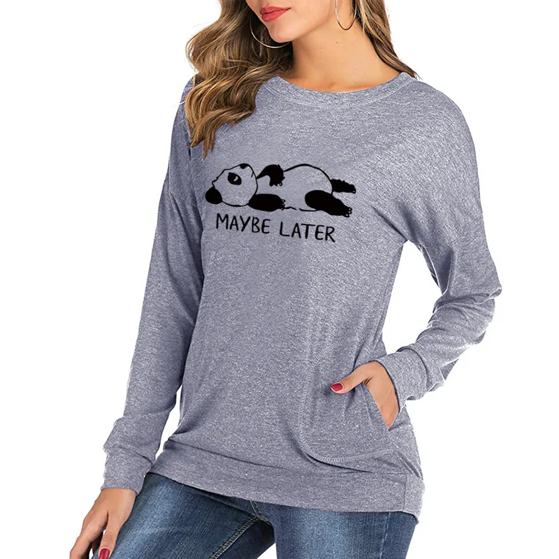 New Women's T-shirt O-Neck Harajuku Panda Paw Print Top Long Sleeve Casual Female Oversized Warm Winter T Shirt
New Women's T-shirt O-Neck Harajuku Panda Paw Print Top Long Sleeve Casual Female Oversized Warm Winter T Shirt