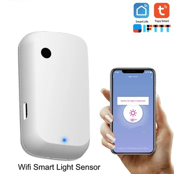 Tuya WIFI Smart Light Sensor Smart Home Light automation Sense Linkage Control Compatible With Alex ,Google Home IFTTT
Tuya WIFI Smart Light Sensor Smart Home Light automation Sense Linkage Control Compatible With Alex ,Google Home IFTTT