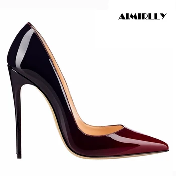 Shoes Woman Pointed Toe High Heels Pumps Stilettos Gradient Patent Leather Sexy Party heels Female Shoe Slip On Footwear Spring
Shoes Woman Pointed Toe High Heels Pumps Stilettos Gradient Patent Leather Sexy Party heels Female Shoe Slip On Footwear Spring
