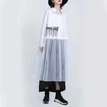 port flavour restoring ancient ways 2020 long loose long-sleeved shirt female spring brim net yarn splicing shirt
port flavour restoring ancient ways 2020 long loose long-sleeved shirt female spring brim net yarn splicing shirt