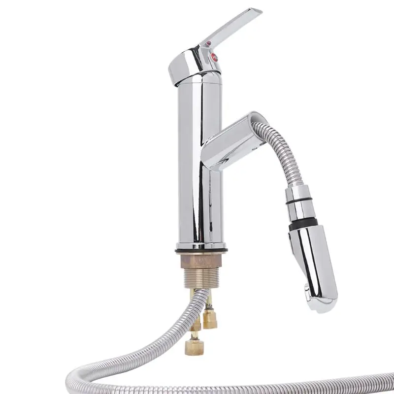 Bathroom Basin Pull-out Faucet Sink Hot And Cold Water Tap Scalable Single Handle Y1QB
Bathroom Basin Pull-out Faucet Sink Hot And Cold Water Tap Scalable Single Handle Y1QB