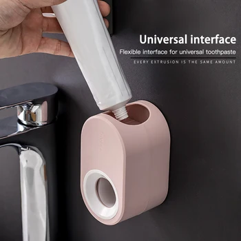 Automatic Toothpaste In Toothpaste Squeezer Dispenser Wall Hanger Dust-Proof Tube Toothbrush Holder Bathroom Accessories Set
Automatic Toothpaste In Toothpaste Squeezer Dispenser Wall Hanger Dust-Proof Tube Toothbrush Holder Bathroom Accessories Set