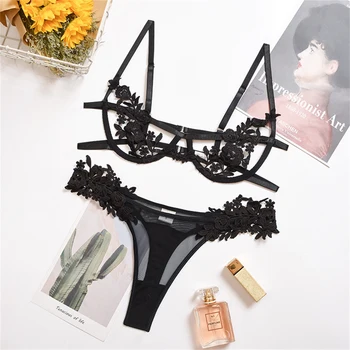 2020 Sexy Women Set Lingerie 2pcs Set Mesh Floral Perspective Underwire Push Up Underwear Bra Set HB251 
2020 Sexy Women Set Lingerie 2pcs Set Mesh Floral Perspective Underwire Push Up Underwear Bra Set HB251