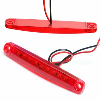 20pcs Universal Waterproof 9-LED Bus Truck Trailer Side Marker Indicators Lights Red/Amber Shakeproof Clearance Lamp DC 12-24V
20pcs Universal Waterproof 9-LED Bus Truck Trailer Side Marker Indicators Lights Red/Amber Shakeproof Clearance Lamp DC 12-24V