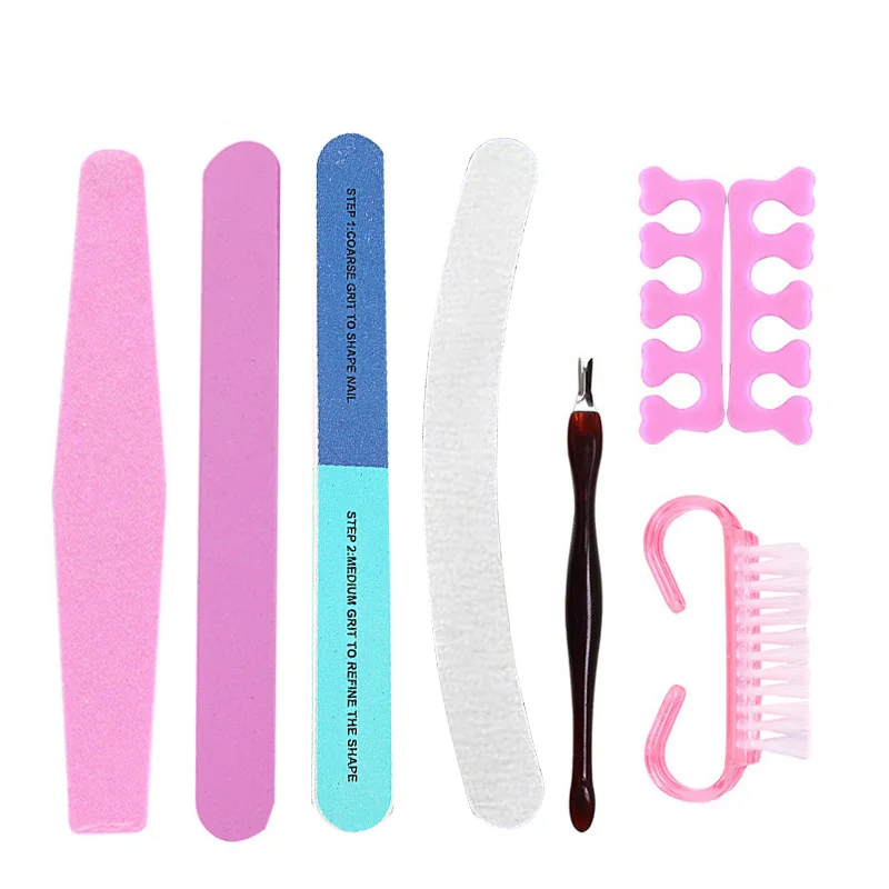 8Pcs/set Nail File Nail Buffer Grinding Polishing Sanding Buffing Manicure Pedicure Cuticle Dust Clean Brush Nail Art Tools
8Pcs/set Nail File Nail Buffer Grinding Polishing Sanding Buffing Manicure Pedicure Cuticle Dust Clean Brush Nail Art Tools