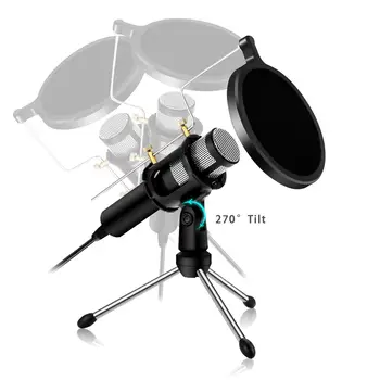 USB Microphone Computer MicrophonePlug &Play Home Studio Microphone,Condenser MicrophoneDual-Layer Acoustic Filter
USB Microphone Computer MicrophonePlug &Play Home Studio Microphone,Condenser MicrophoneDual-Layer Acoustic Filter