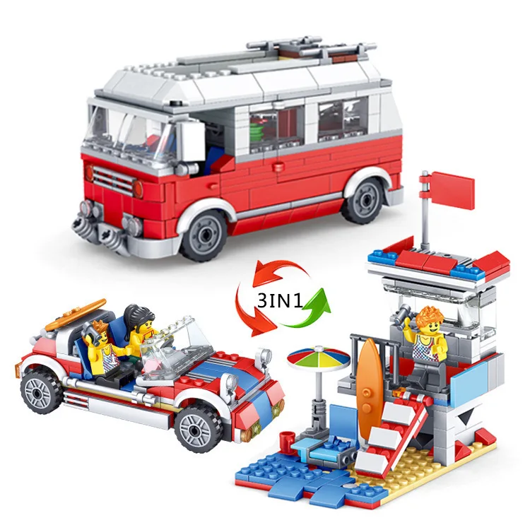 KAZI New Style City Space Shuttle Camping Caravan 3-in-1 Children Small Particles Inserted Building Blocks Toy 80010
KAZI New Style City Space Shuttle Camping Caravan 3-in-1 Children Small Particles Inserted Building Blocks Toy 80010