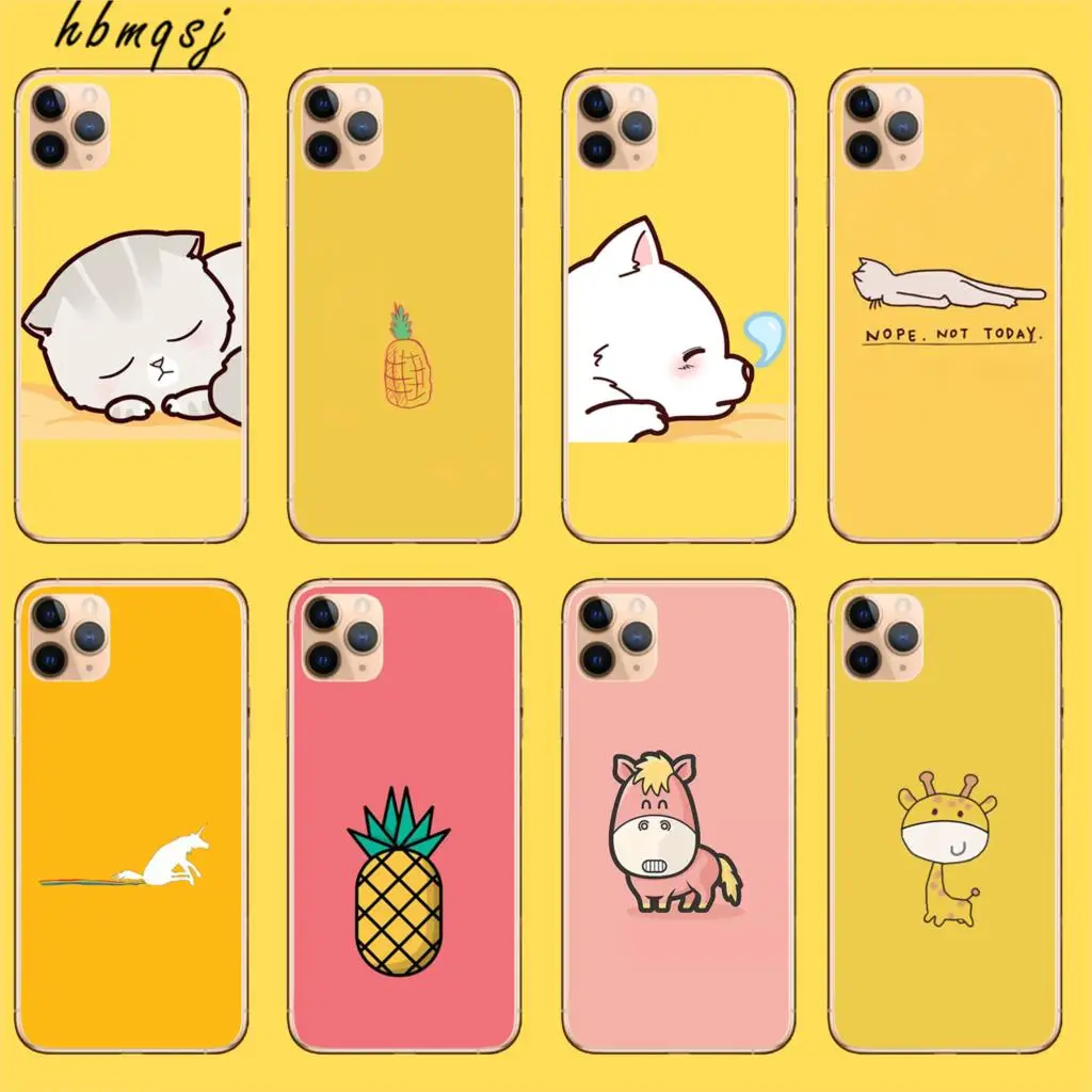 Funda phone case for iphone x xs xr 11 pro max 6 6s 7 8 plus case silicone soft cute cat yellow cartoon original coque back case
Funda phone case for iphone x xs xr 11 pro max 6 6s 7 8 plus case silicone soft cute cat yellow cartoon original coque back case
