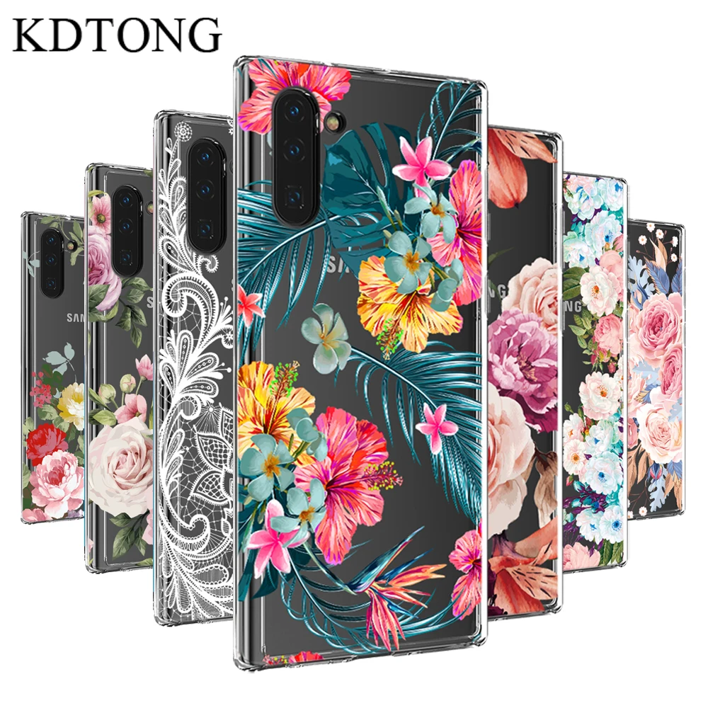 Cute Flower Case sFor Samsung Galaxy Note 10 Plus 5G Case Transparent Soft Silicone TPU Cover For Galaxy Note 10 Case Cover Capa
Cute Flower Case sFor Samsung Galaxy Note 10 Plus 5G Case Transparent Soft Silicone TPU Cover For Galaxy Note 10 Case Cover Capa