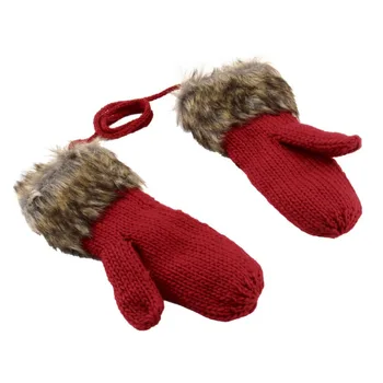 Winter Warm Mittens Thick Knitted Weave Woolen Fur Halter Strap Gloves Girl
Winter Warm Mittens Thick Knitted Weave Woolen Fur Halter Strap Gloves Girl