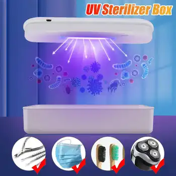 1200mAh Portable UV Phone Sterilizer Box Cell Phone Disinfector Personal Sanitizer Jewelry Ultraviolet Watch Disinfect Cabinet
1200mAh Portable UV Phone Sterilizer Box Cell Phone Disinfector Personal Sanitizer Jewelry Ultraviolet Watch Disinfect Cabinet