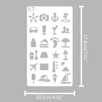 24pcs/set Hollow Drawing Template Stencil Painting Embossing Scrapbooking DIY N1HD
24pcs/set Hollow Drawing Template Stencil Painting Embossing Scrapbooking DIY N1HD