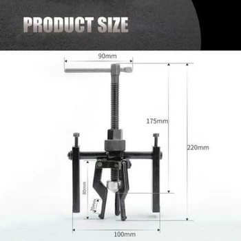 Three Jaw Type Puller Strong Pull Force Tool for Remove All Sleeve-Type Bearings DC112
Three Jaw Type Puller Strong Pull Force Tool for Remove All Sleeve-Type Bearings DC112
