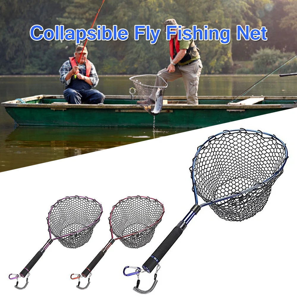 Fishing Net with Fishing Lanyard Fish Landing Net with Telescopic Handle for Fish Catching Releasing
Fishing Net with Fishing Lanyard Fish Landing Net with Telescopic Handle for Fish Catching Releasing