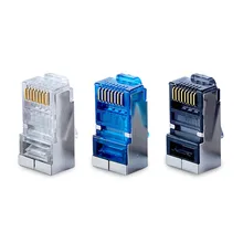 50Set Ethernet Connector 8P8C RJ45 Cat6 Network Connector Ethernet Cables Module Plug Network Connector Metal Shielded Terminals
50Set Ethernet Connector 8P8C RJ45 Cat6 Network Connector Ethernet Cables Module Plug Network Connector Metal Shielded Terminals