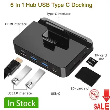 Multiport Hub Dock adapter USB C Hub Type C to HDMI 4K USB 3.0 SD/TF Card Reader Converter For Macbook 2015 2016 Samsung S8 S9
Multiport Hub Dock adapter USB C Hub Type C to HDMI 4K USB 3.0 SD/TF Card Reader Converter For Macbook 2015 2016 Samsung S8 S9